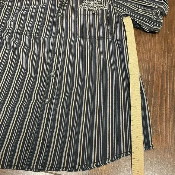 Harley Davidson Button Up Biker  Shirt - Picture 3 of 8